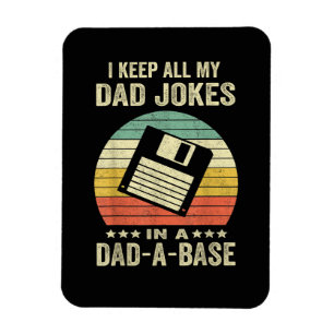 Lustige Väter-Witze für Männer in dad-a-Base Magnet