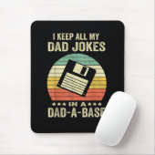 Lustige Väter-Witze für Männer in dad-a-Base Mousepad (Mit Mouse)