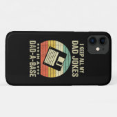 Lustige Väter-Witze in dad-a-Base für Männer Case-Mate iPhone Hülle (Rückseite (Horizontal))