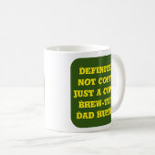 lustige Vater Witze Tasse (VorderseiteRechts)