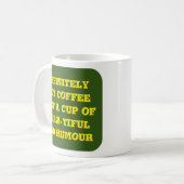 lustige Vater Witze Tasse (Vorderseite Links)