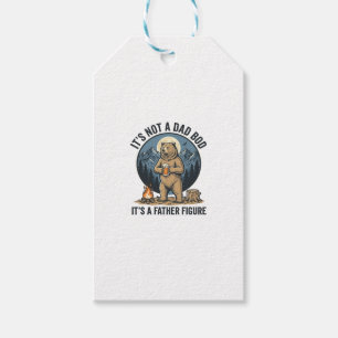 Lustige Vaterfigur Bär Camping Vektor Design_1 Geschenkanhänger