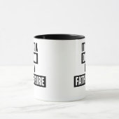 Lustige Vaterfigur Dad Bod Kaffeetasse Geschenk (Zentrum)
