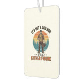 Lustige Vaterfigur Vintage-Dad-Humor-Shirt-Design Autolufterfrischer (Links)