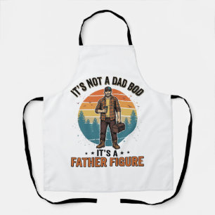 Lustige Vaterfigur Vintage-Dad-Humor-Shirt-Design Schürze