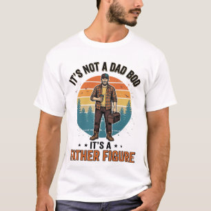 Lustige Vaterfigur Vintage-Dad-Humor-Shirt-Design T-Shirt