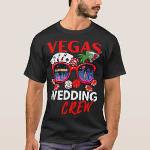 Lustige Vegas-Hochzeitscrew 2026 Junggesellenabsch T-Shirt
