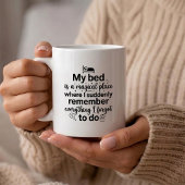 Lustige vergessliche Lebens Kaffeetasse Zitat