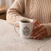 Lustige vergessliche Lebens Kaffeetasse Zitat