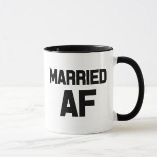 Lustige verheiratete AF-Kaffee-Tasse Tasse
