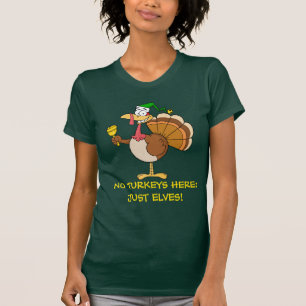 Lustige Verkleidung der Erntedank-Türkei für T-Shirt