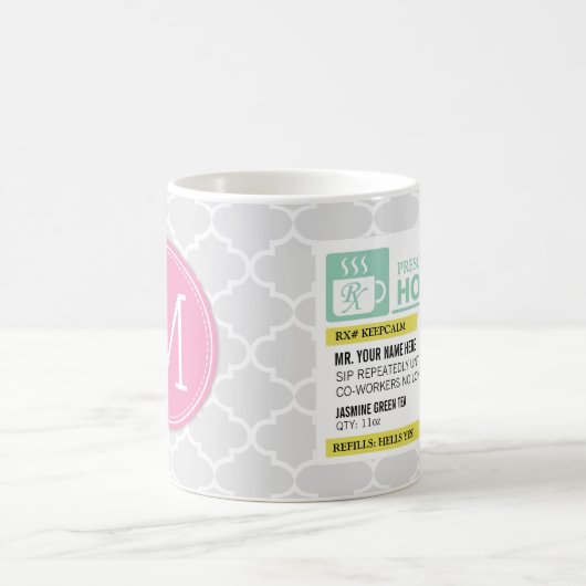 Lustige Verordnungs-heißer Tee mit Kaffeetasse (Mittel)