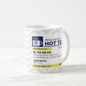 Lustige Verordnungs-heißer Tee mit Kaffeetasse (VorderseiteRechts)