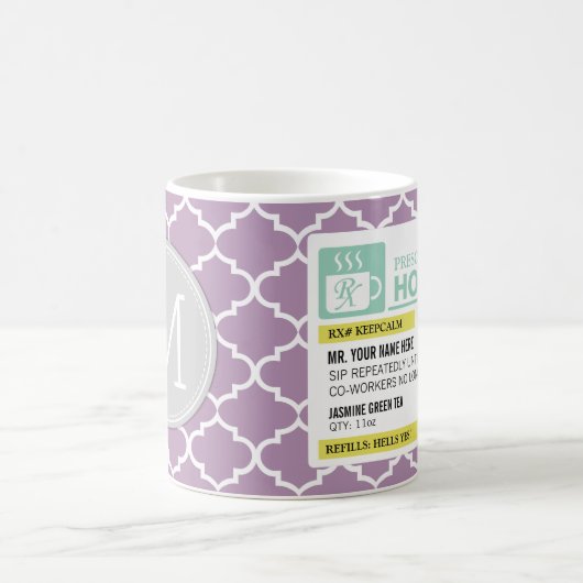 Lustige Verordnungs-heißer Tee mit Kaffeetasse (Mittel)