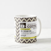 Lustige Verordnungs-Kaffee-Tasse Kaffeetasse (VorderseiteRechts)