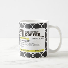 Lustige Verordnungs-Kaffee-Tasse mit Monogramm Kaffeetasse