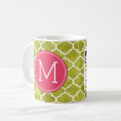 Lustige Verordnungs-Kaffee-Tasse mit Monogramm Kaffeetasse (Vorderseite Links)