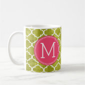 Lustige Verordnungs-Kaffee-Tasse mit Monogramm Kaffeetasse (Links)