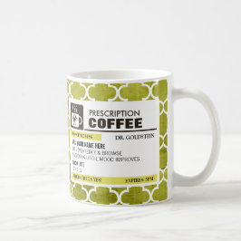 Lustige Verordnungs-Kaffee-Tasse mit Monogramm Kaffeetasse