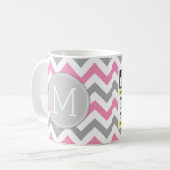 Lustige Verordnungs-Kaffee-Tasse mit Monogramm Kaffeetasse (Vorderseite Links)