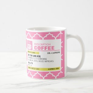 Lustige Verordnungs-Kaffee-Tasse mit Quatrefoil Kaffeetasse
