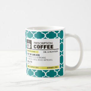 Lustige Verordnungs-Kaffee-Tasse - Quatrefoil Kaffeetasse