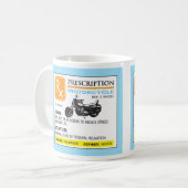 Lustige Verordnungs-Motorrad-Tasse Kaffeetasse (Vorderseite Links)