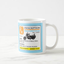 Lustige Verordnungs-Motorrad-Tasse