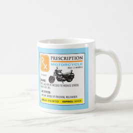 Lustige Verordnungs-Motorrad-Tasse Kaffeetasse