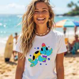 Lustige verrückte Meeresschildkröte, die Limonade T-Shirt