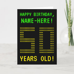 Lustige, verrückte, nerdige "50 JAHRE ALT!" Geburt Karte