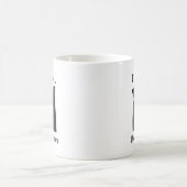 Lustige verschlafene Katze Kaffeetasse (Mittel)