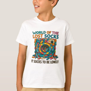 Lustige Verschwindende Socken Welt Vermisst Aber N T-Shirt