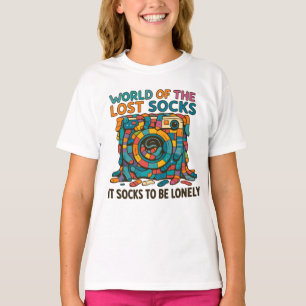 Lustige Verschwindende Socken Welt Vermisst Aber N T-Shirt