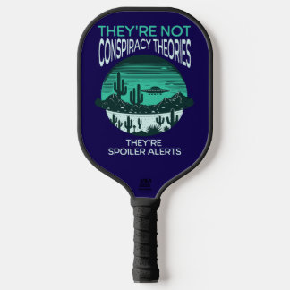 Lustige Verschwörungstheorie UFO Pickleball Schläger