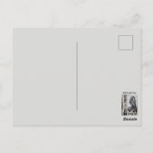 Lustige verschwundene Katze Postkarte (Rückseite)