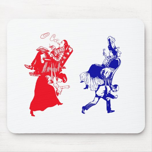lustige viktorianische Ehe Mousepad (Vorne)