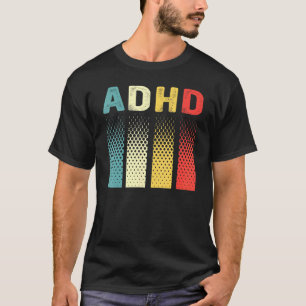 Lustige Vintage Adhs Autismus Bewusstsein für psyc T-Shirt