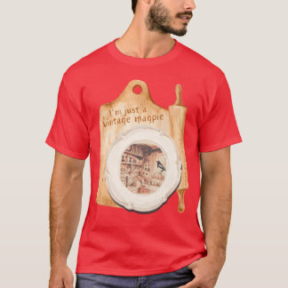 LUSTIGE VINTAGE ELSTER T-Shirt