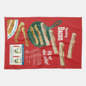 Lustige Vintage "ernährenspeck-" Anzeige Küchentuch (Horizontal)