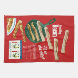 Lustige Vintage "ernährenspeck-" Anzeige Küchentuch
