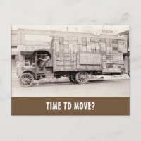 Lustige Vintage-Foto-Makler-Marketing