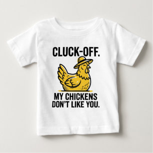 Lustige Vintage-Hühnerliebhaber-Minimalist Baby T-shirt