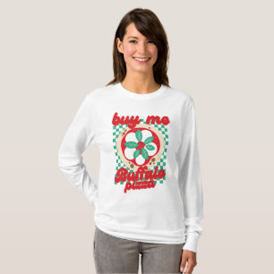 Lustige Vintage-Italienische Pizza Kauf mir Buffal T-Shirt