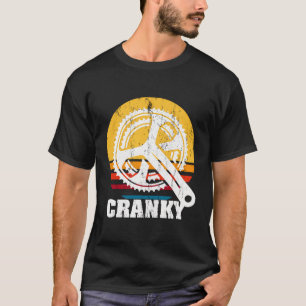 Lustige Vintage mürrische Fahrrad Fahrradfahrer Ra T-Shirt