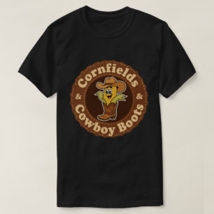Lustige Vintage-Nebraska-Mais-Cowboy-Retro T-Shirt