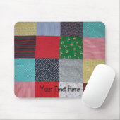 lustige Vintage Patchwork gemustert Mousepad (Mit Mouse)