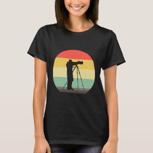 Lustige Vintage Retro-Kamera Fotograf Fotografie T-Shirt