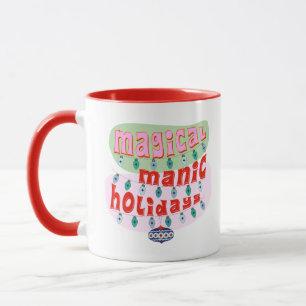 Lustige Vintage Retro Magie Manische Feiertage Ges Tasse