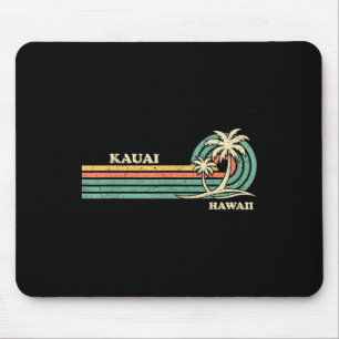 Lustige Vintage Retro Sommerferien Hawaii Kauai B Mousepad